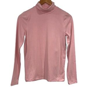 Gap turtleneck pink XS NEW stretch long sleeve soft